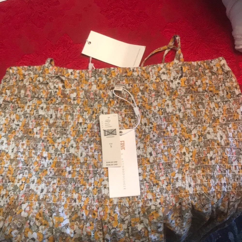 NWT Frye for Anthropologie Alice Floral maxi dress - Picture 10 of 16